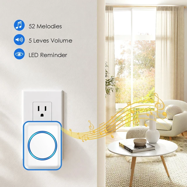 Alt view image 4 of 7 - FullHouse Caregiver Pager Wireless Emergency Call Button for Elderly 1000+ Feet Range, Senior Alert Button to Call Family, Monitoring Calling System for Patient/Disabled at Home, IP55 Waterproof