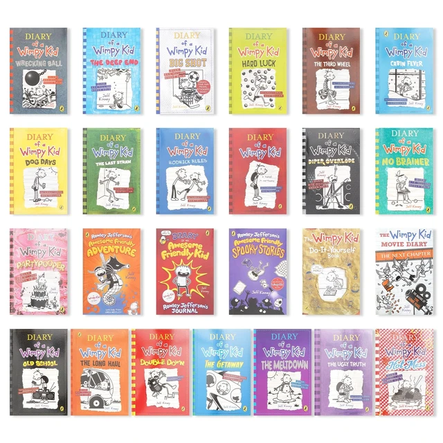 Alt view image 3 of 7 - Libray of a Wimmppy Kid Series 1-25 Complete Reading Collection Box Set