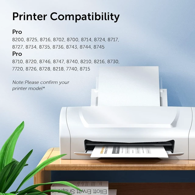 Alt view image 2 of 7 - 952XL Latest Upgrade Compatible Ink Cartridges Combo Pack Replacement for HP 952 XL Ink Cartridges for Officejet Pro 7740 8210 8710 8720 8740 8715 7720 8725 8730, Black, Cyan, Yellow, Magenta, 4 Packs