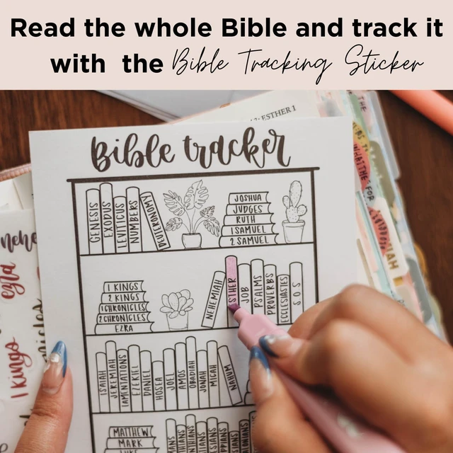 Alt view image 7 of 7 - Esther Bible Journaling Kit, Loaded Bible journaling Supplies, Highlighters, Pens, Vellum Bible Tabs, Sticky Notes, Sticker Sheets, Fineliner, Paperclips & Bible Study Guide