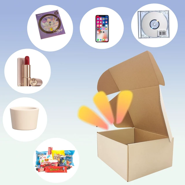 Alt view image 2 of 7 - 9x7x4 inch Shipping Boxes Set of 25, White Corrugated Cardboard Mailer Box Mailing Boxes Bulk for Birthday Wedding Party Book Literature Gift Giving, Mailers for Packaging and Shipping Small Business