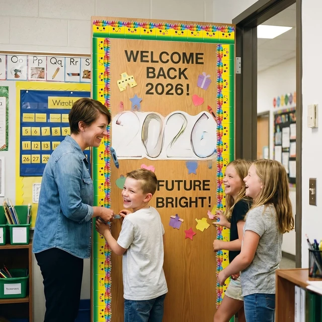 Alt view image 6 of 7 - 65 Feet Crayon Box Bulletin Board Border Classroom Decoration Colorful Crayon Border Trims Decorative Rolled Paper Border for Back to School Wall Chalkboard Decor