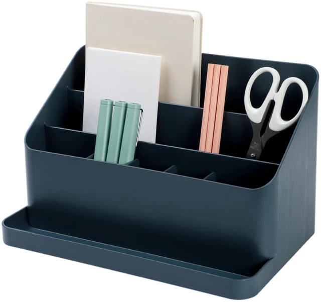 Main image of Desk Organizer, Office Supplies, Made in Korea Multi-Compartment. Adjustable. Everyday Storage