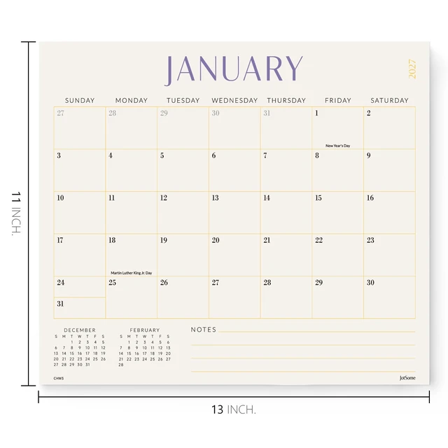 Alt view image 2 of 7 - Magnetic Calendar for Refrigerator 2026-2027 Monthly Fridge Calendar From September 2026 to December 2027 13x11 inch, Easy Organizing
