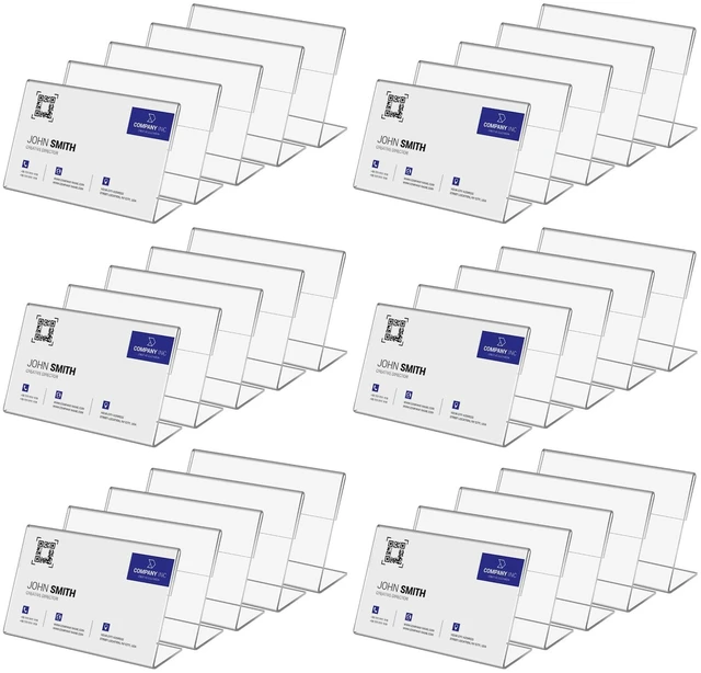 Main image of Mini Acrylic Sign Holders, Acrylic Food Sign Label for Party Buffet