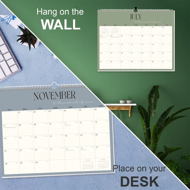 Alt view image 2 of 7 - Desk Calendar 2026-2029, 36 Month Jun 2026-May 2029, 14" X 11" Monthly Desk/Wall Calendar With Thick Paper Spiral Bound For Office Home School Organizing & Planning