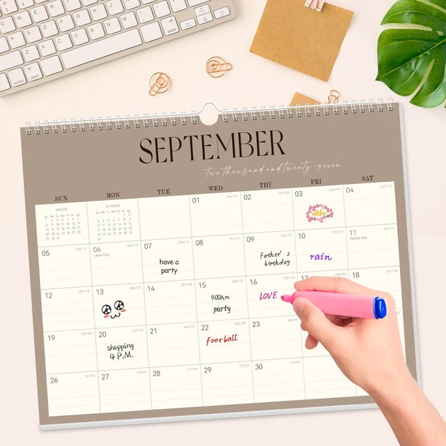 Alt view image 5 of 7 - Desk Calendar 2026-2029, 36 Month Jun 2026-May 2029, 14" X 11" Monthly Desk/Wall Calendar With Thick Paper Spiral Bound For Office Home School Organizing & Planning