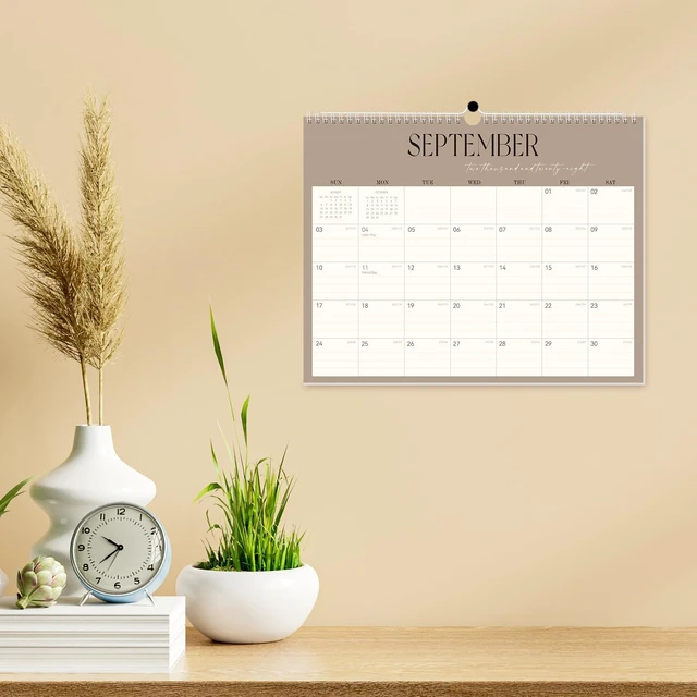 Alt view image 7 of 7 - Desk Calendar 2026-2029, 36 Month Jun 2026-May 2029, 14" X 11" Monthly Desk/Wall Calendar With Thick Paper Spiral Bound For Office Home School Organizing & Planning