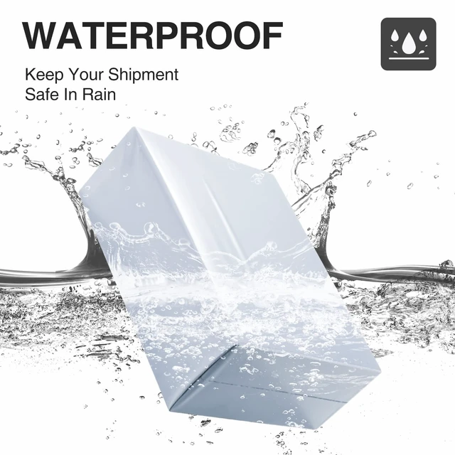 Alt view image 3 of 7 - Small Poly Mailers 7.5x10.5 Inch White 100 Pack Plastic Shipping Bags Self Seal Adhesive Waterproof Tear Proof Mailers Poly Bags Strong Mailing Envelopes for Socks Accessories Small Items