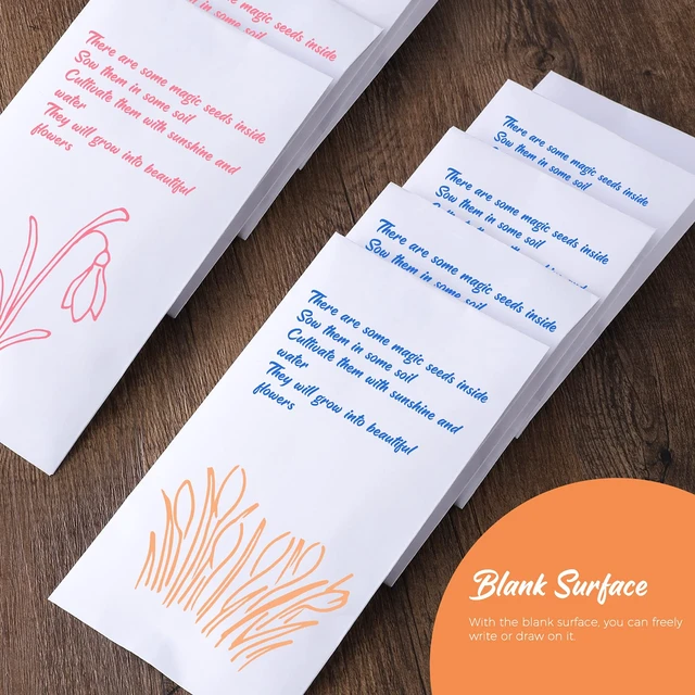 Alt view image 7 of 7 - #1 Coin Envelopes 2-1/4 x 3-1/2 Small Seed Envelope 500 Pack White Gummed Flap Mini Tip Envelopes for Keys, Seeds, Cash Storage Small Paper Envelopes for Home, Garden and Office Use