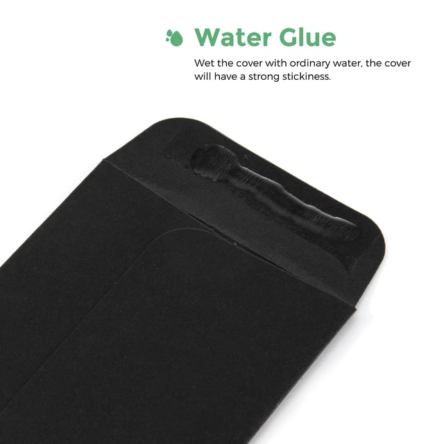 Alt view image 4 of 7 - 500 Pack Coin and Small Parts Envelopes #1 Tip Envelope 2-1/4 X3-1/2 Black Small Parts Envelopes, Mini Tip Envelopes with Gummed Flap Closure, Ideal for Home, Garden, Office Storage