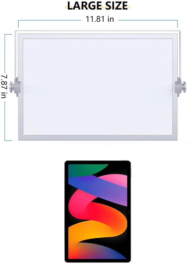 Alt view image 4 of 7 - Small Dry Erase White Board,Magnetic Desktop Whiteboard with Stand Dry Eease Board Mini Easel Double Sided on Table Top with Holder for Kids Drawing, Teacher Instruction