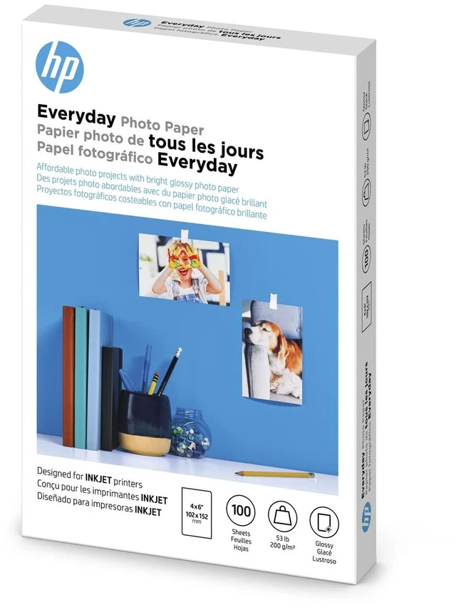 Alt view image 2 of 7 - Everyday Photo Paper, Glossy, 4x6 in, 100 sheets (CR759A)