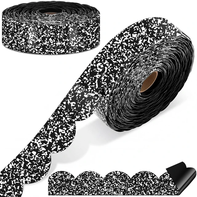 Main image of 68.9 ft Magnetic Bulletin Board Border, Composition Magnetic Border Whiteboard Strips Roll, 1.5 Inches Wide for Classroom Chalkboard Trim School Office Chalkboard Decoration