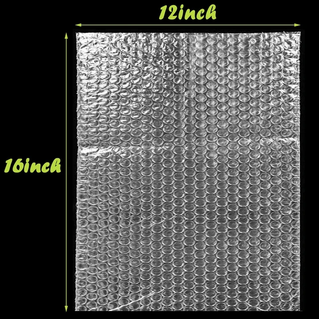 Alt view image 2 of 6 - 50PCS Clear Bubble Out Bag, 12" x 16" Large Bubble Pouches Bags Double Wall Shockproof Bubble Pouch Wrap Bag, Cushioning Protective Storage Bags for Moving, Shipping, Packing and Storage
