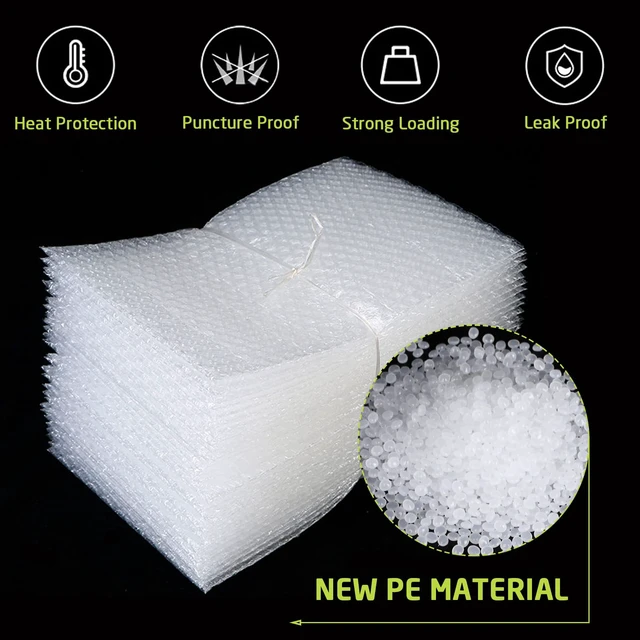 Alt view image 4 of 6 - 50PCS Clear Bubble Out Bag, 12" x 16" Large Bubble Pouches Bags Double Wall Shockproof Bubble Pouch Wrap Bag, Cushioning Protective Storage Bags for Moving, Shipping, Packing and Storage