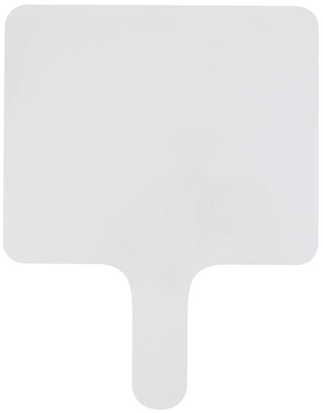 Alt view image 5 of 5 - Dry Erase Answer Paddle - Double Sided White Boards - 25 Pack 7.83" X 6.46"
