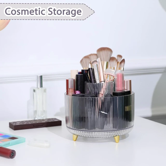Alt view image 4 of 7 - Rotating Pencil Pen Holder, Pen Organizer with 5 Slots - Aesthetic Desk Organizer and Accessories for School, Home, Office Supplies