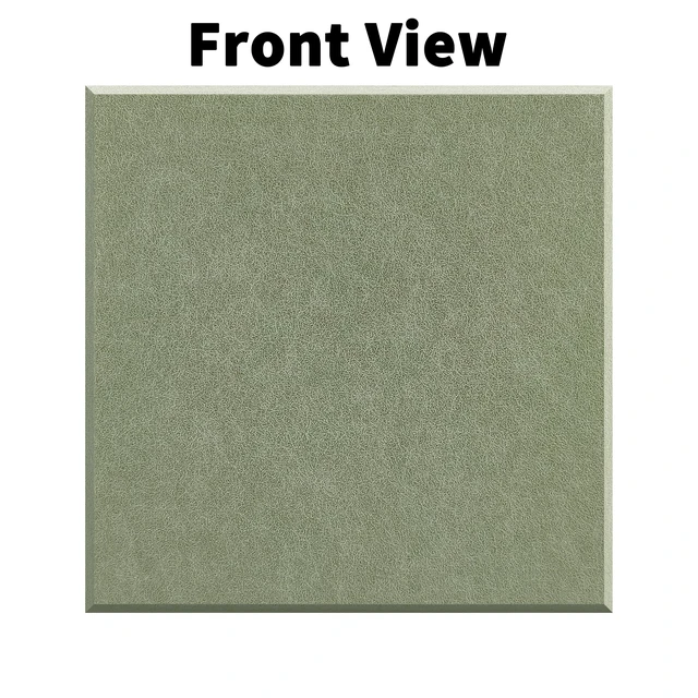 Alt view image 2 of 7 - 1/2'' Thick Felt Bulletin Cork Board Tiles for Walls Self Adhesive Frameless Corkboard Alternative, 1700g/m² Dense Felt Board Squares, Renter Friendly, Removable, Sage, 8 Pack 12x12 in