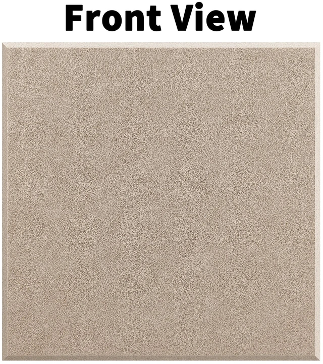 Alt view image 2 of 7 - 1/2'' Thick Felt Bulletin Board Squares, Dartboard Wall Protector 1700g/m² Ultra-Dense Felt Panels for Walls, Self Adhesive, Frameless, Modular, Renter Friendly, Removable, 8 Pack 12'' x 12''