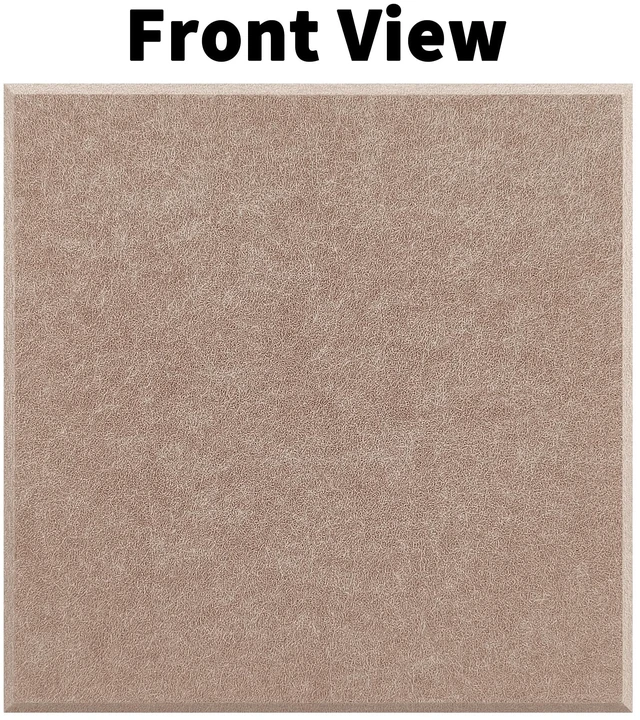 Alt view image 2 of 7 - 1/2'' Ultra Thick Felt Bulletin Pin Board Corkboard for Office Wall Half Inch Dense Polyester Felt Board, Frameless, Modular, Zero Crumbling, Removable Adhesive Tabs, 8 Pack 12'' Squares Tiles