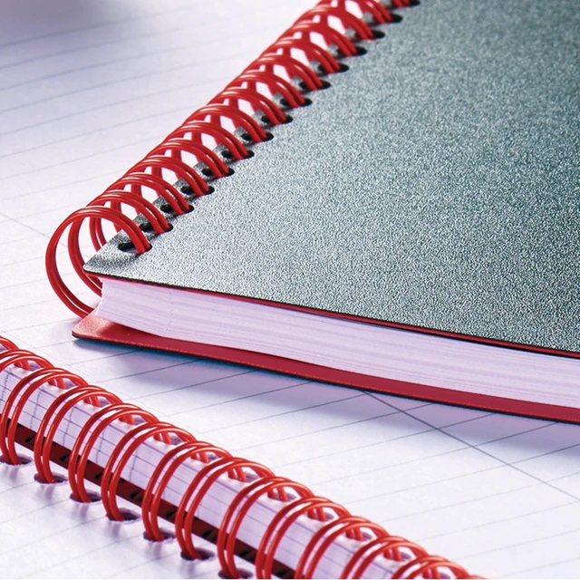 Alt view image 5 of 7 - Notebook, Business Journal, 11-3/4" x 8-1/4", 70 Sheets, Ruled, Optik Paper, Scribzee App, Flexible Poly Cover, Wirebound, (E67008)
