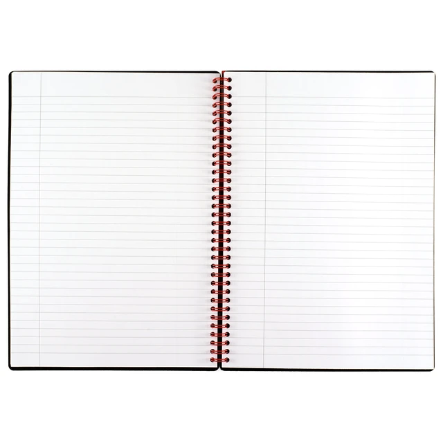 Alt view image 6 of 7 - Notebook, Business Journal, 11-3/4" x 8-1/4", 70 Sheets, Ruled, Optik Paper, Scribzee App, Flexible Poly Cover, Wirebound, (E67008)