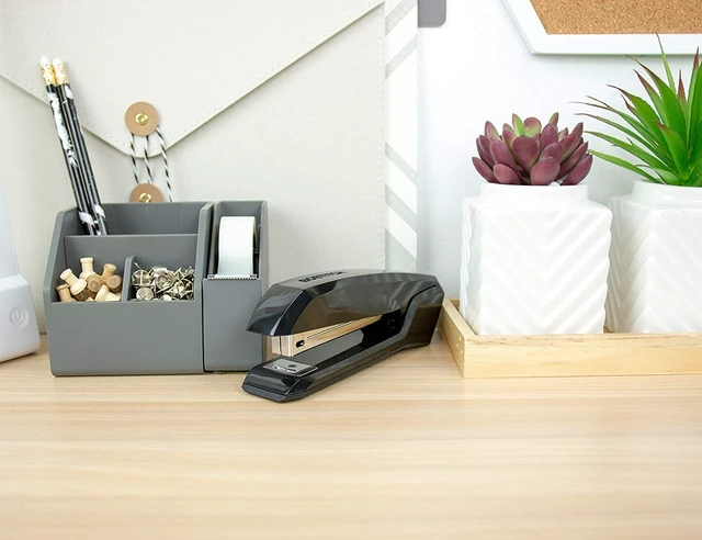 Alt view image 4 of 4 - Office Ascend 3 in 1 Stapler, 20 Sheet Capacity, Integrated Remover & Staple Storage, 420 Staples Included, Lightweight