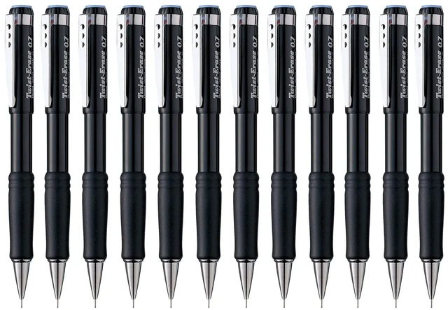 Main image of Twist-Erase III Mechanical Pencil, (0.7mm), Black Barrel, 12 Pack (QE517A)