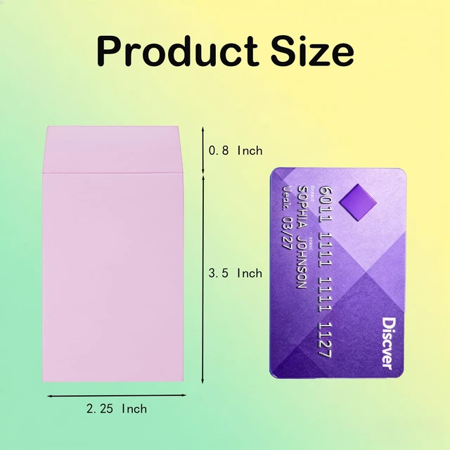 Alt view image 2 of 7 - 1200 Pack Colorful Small Coin Envelopes, 2.25×3.5 Inch Mini Envelopes 10 Vibrant Colors Tiny Envelopes for Seeds, Small Items Storage, with Secure Full-Flap Seal