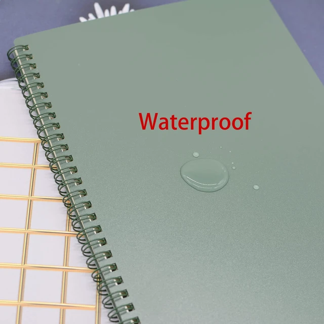 Alt view image 5 of 7 - Spiral Notebook, 8 Pcs A5 Thick Plastic Hardcover 7mm College Ruled 8 Color 80 Sheets -160 Pages Journals for Study, Work, Travel and Notes (A5, 8 Pcs 8 Color)