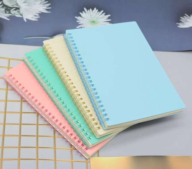 Alt view image 7 of 7 - Spiral Notebook, 8 Pcs A5 Thick Plastic Hardcover 7mm College Ruled 8 Color 80 Sheets -160 Pages Journals for Study, Work, Travel and Notes (A5, 8 Pcs 8 Color)