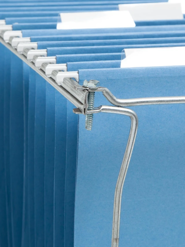 Alt view image 6 of 6 - Steel Hanging File Folder Frames, 2 Count, Gray, Adjustable Depth 23" to 27", Legal Size (64873)