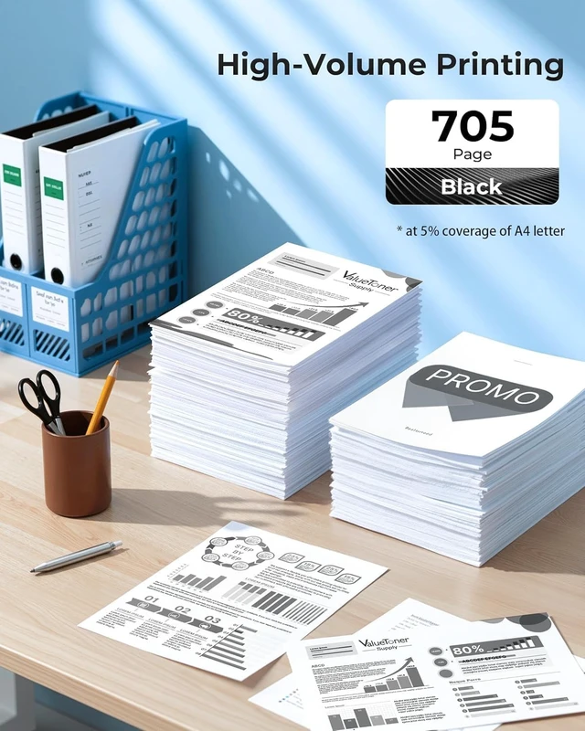 Alt view image 3 of 6 - 67XL 67 Ink (2 Black) for HP Ink 67 XL High Yield for HP 67XL Black Ink Cartridge for DeskJet 2855e 2852e 2800e 4255e 4200 4200e 4252e 4258e Envy 6055e 6055 6052e 6542e 6458e