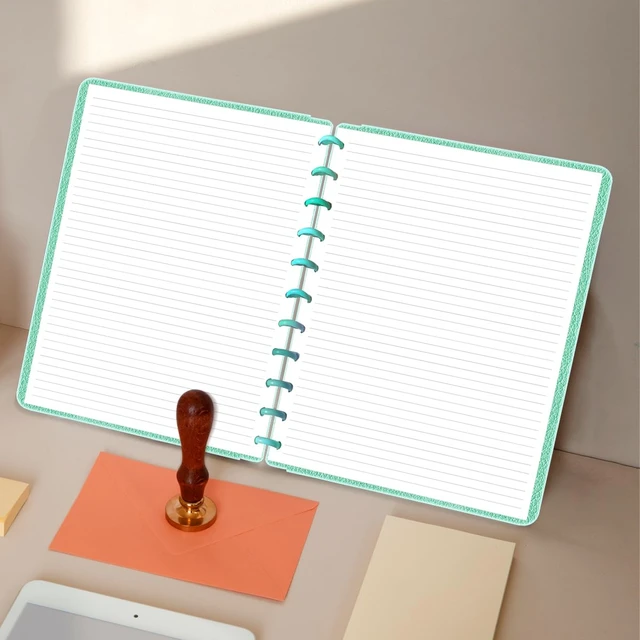 Alt view image 5 of 7 - (3-Pack) Letter Size Discbound Refill Paper, 11 Disc Paper Refill for Note-Taking System Discbound Planner, 300Sheets / 600Pages Discbound Paper, 100gsm, White, 8.5'' x 11''