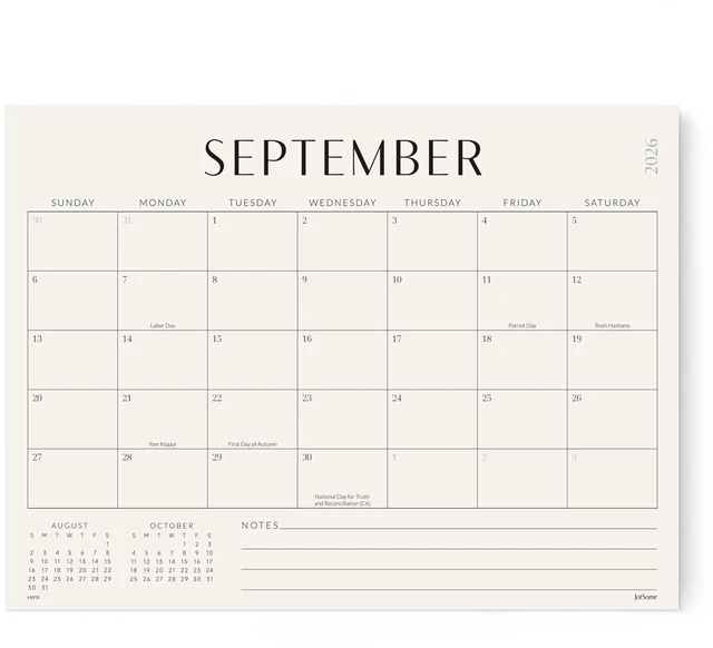 Main image of Magnetic Calendar for Refrigerator 2026-2027 Monthly Fridge Calendar From September 2026 to December 2027 14x10.5 inch, Easy Planning, Gift for the Holidays (Horizontal)