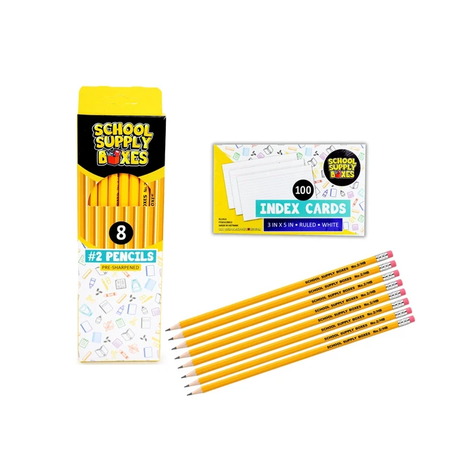 Alt view image 5 of 5 - Elementary Essentials Bundle 1 Box - 91 Pieces per Box - Back to Essentials Includes Binders, Folers, Notebooks, Filler Paper, Pencils, Notecards, Pens, & More