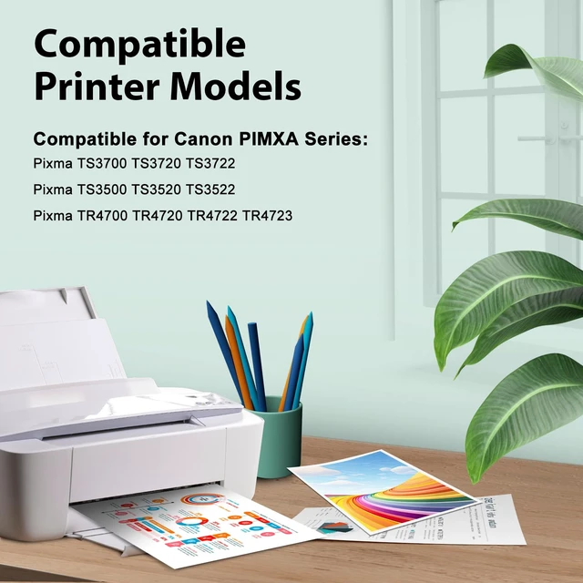 Alt view image 2 of 7 - PG-275XL CL-276XL Replacement for Canon 275 and 276 Ink cartridges for Canon Ink 275 and 276 Combo Pack PG275 Black CL276 Color for PIXMA TS3722 TR4720 TR4700 TS3522 TS3500 TR4722 Printer (2-Pack)