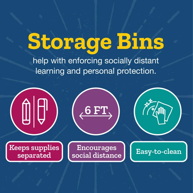 Alt view image 7 of 7 - Black Picture Book Classroom Library Bins, 4 Pack 13.5" x 13.5" x 7.75, Large Plastic Bin Organizers for Book Organization, Documents, Files, Magazines