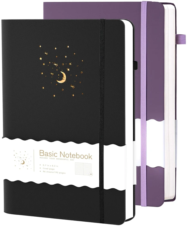 Main image of Journal for Women Men Dream Lined Journaling Notebooks Diary, 2 Pack