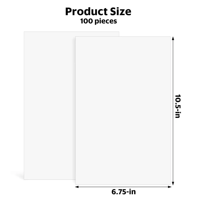 Alt view image 2 of 7 - 100 Comic Book Boards, Current Size Comic Book Boards, Acid-Free Backing Board,Thick and Durable Books Board for Regular Comics Archival (White)