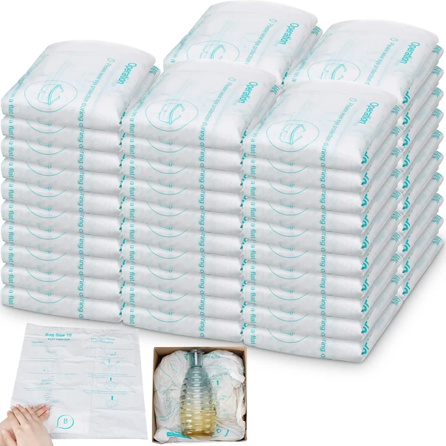 Main image of 50 Pack 16'' x 14'' Expanding Packing Foam for Electronics, Fragile and Irregular Items, Instant Pack Foam Bag for Shipping, Rapid Expansion, Easy to Use