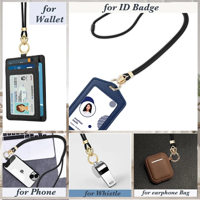 Alt view image 4 of 7 - Breakaway lanyards for id badges Neck Lanyards for Keys Women Breakaway Neck Lanyard, Badge Lanyards for Teacher, Cute Work Lanyard, Quick Release, For Id Holder, Keys, Teacher, Office
