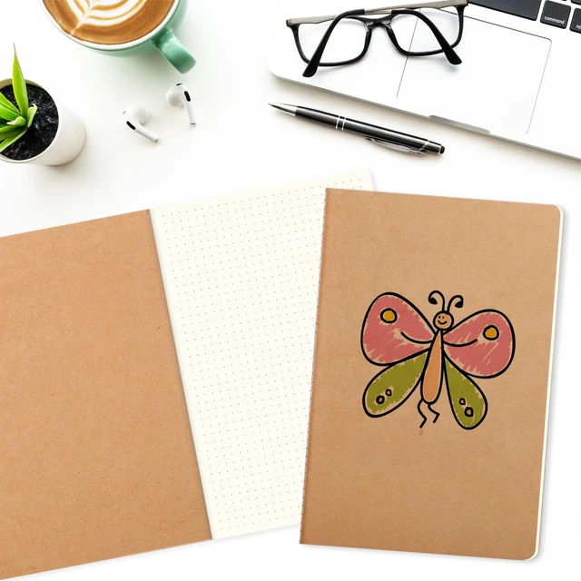 Alt view image 5 of 6 - 72 Pack A5 Dot Grid Paper Notebooks, 8.25x5.5 Inch Dotted Journal
