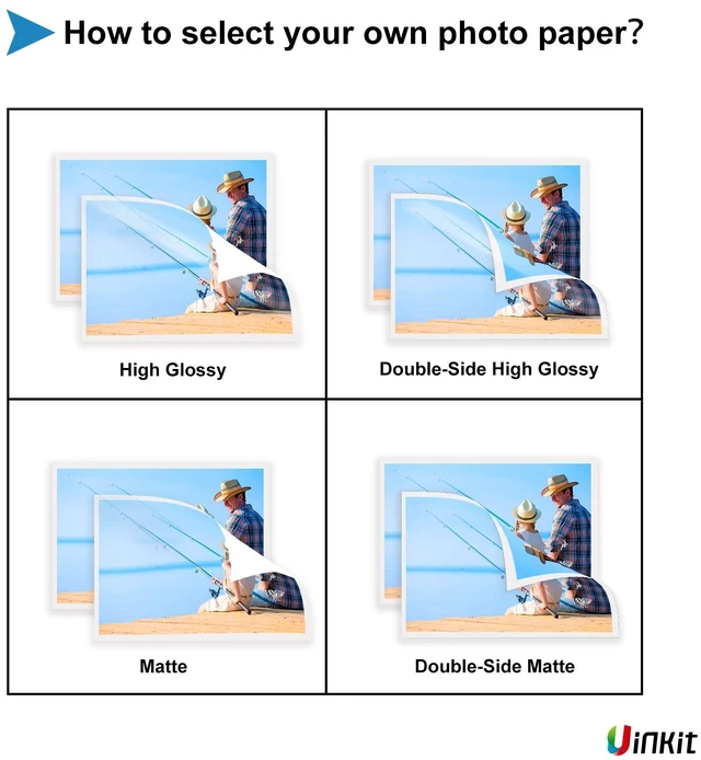 Alt view image 7 of 7 - 230gsm Thick Glossy Photo Paper for Inkjet, 11x17, 60 Sheets Single-sided 11.1mil glossy sheets for dye-ink printers that handle thick media; quick-dry finish for vivid large prints
