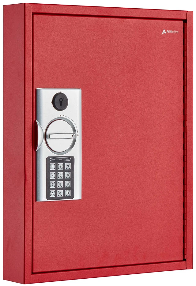 Main image of Key Holder Wall Mount - 60 Keys Lock Box with Code, Key Cabinet Wall Mount, Valet Parking Key Box, Car Dealer Key Cabinet - Space Saving Locking Key Box Wall Mount with Digital Lock