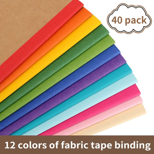 Alt view image 4 of 7 - 40 Pack A5 Kraft Notebooks Bulk, Lined Journals Bulk Colors with Rainbow Spine, 60 Pages for Kids Writing, Travel, Students