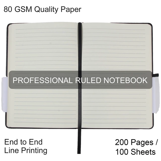 Alt view image 4 of 7 - 20 Pack Journals for Writing College Ruled Notebooks Journal in Bulk, Hardcover Notebooks (200Pages) for Note Talking, Lined Bullet Journals for Home School Office, 5.7"x8.4", 5 Colors