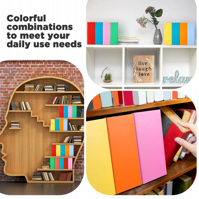 Alt view image 3 of 7 - 32 Pcs Cardboard Magazine File Holders Organizer, Solid, Classic Foldable Magazine Boxes with Label Stickers, 8 Colors for Document Filing, Desk Storage Organizer for Office School