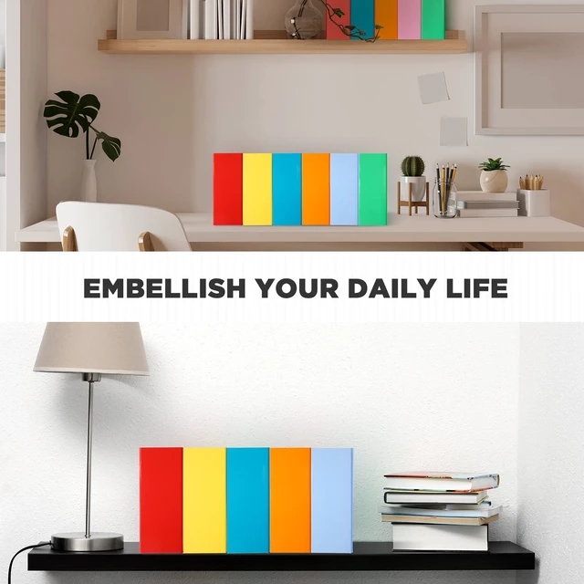 Alt view image 5 of 7 - 32 Pcs Cardboard Magazine File Holders Organizer, Solid, Classic Foldable Magazine Boxes with Label Stickers, 8 Colors for Document Filing, Desk Storage Organizer for Office School
